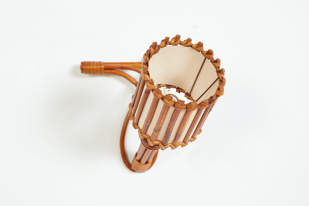 Louis Sognot Bamboo Sconces