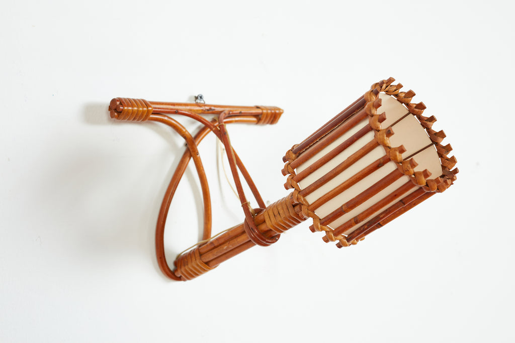 Louis Sognot Bamboo Sconces