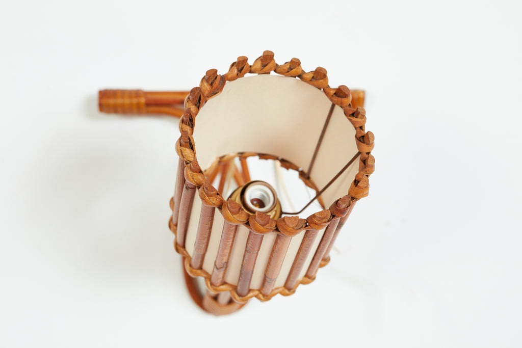 Louis Sognot Bamboo Sconces
