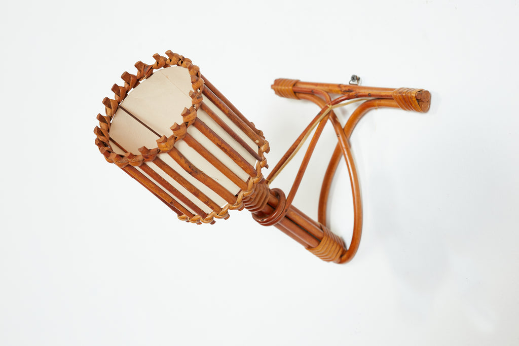 Louis Sognot Bamboo Sconces