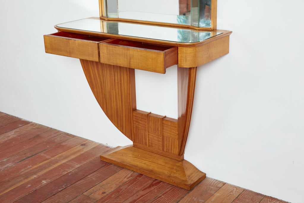1940's Italian Mirror Console
