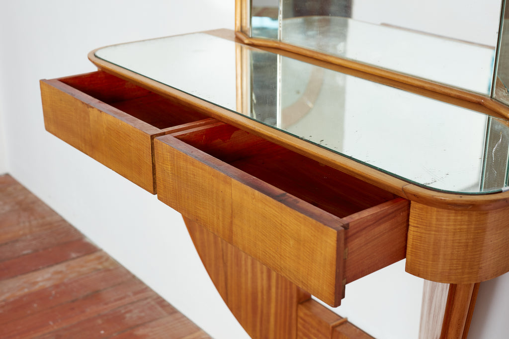 1940's Italian Mirror Console