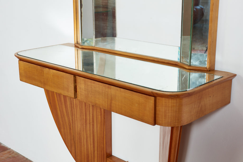 1940's Italian Mirror Console