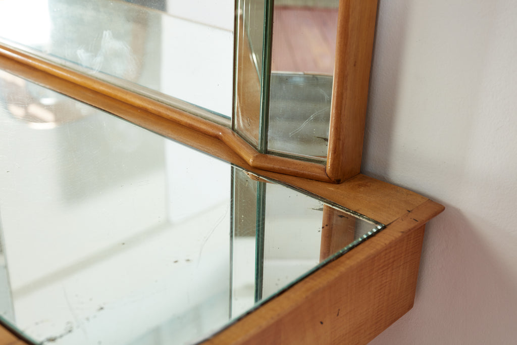 1940's Italian Mirror Console