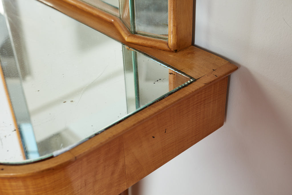 1940's Italian Mirror Console