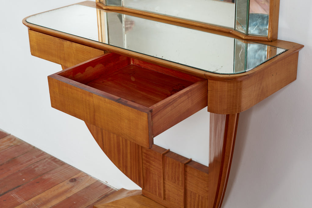 1940's Italian Mirror Console