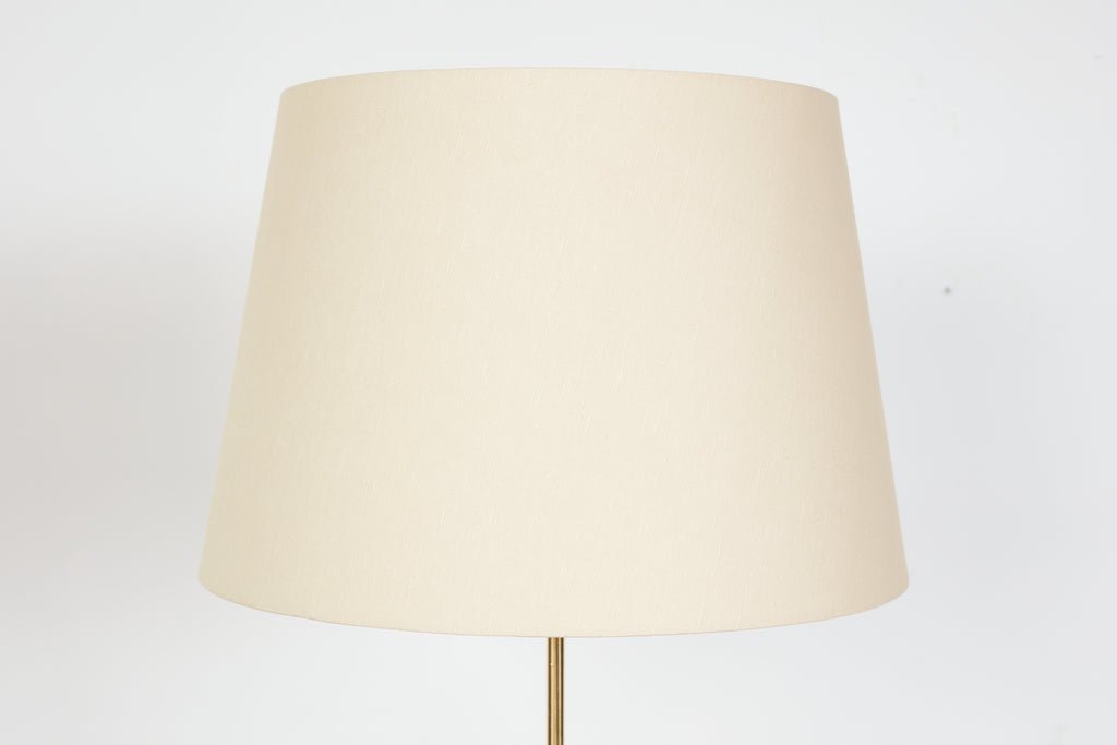 Red Jacques Adnet Style Floor Lamp