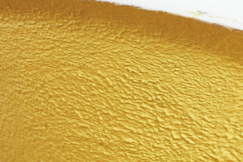 Pair of Yellow Concrete Chairs