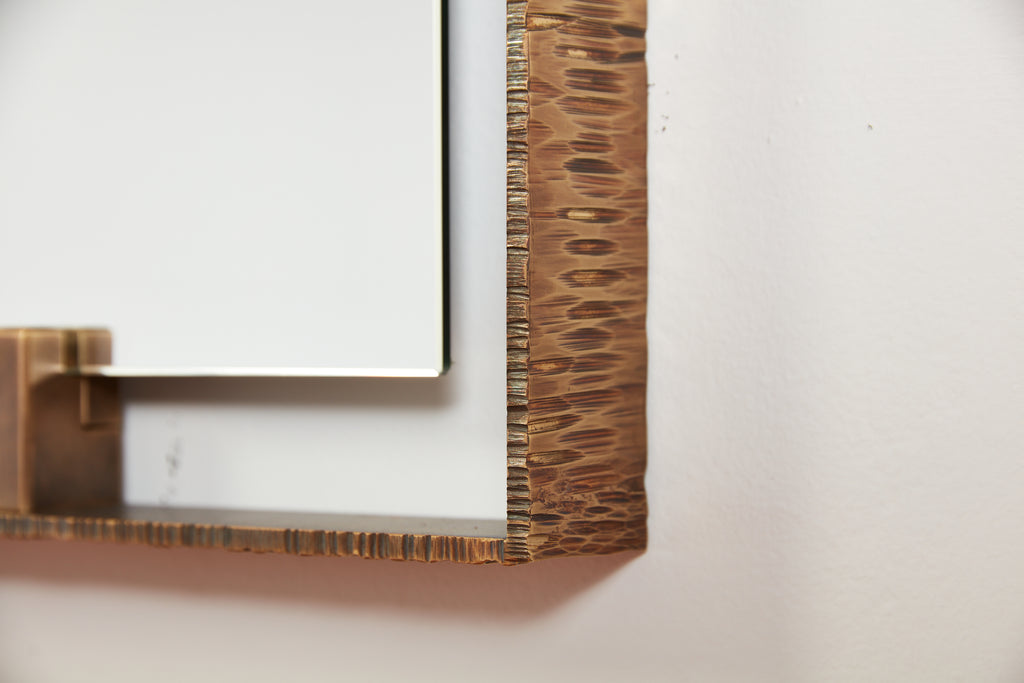 William Emmerson Rectangle "Gouge" Mirror