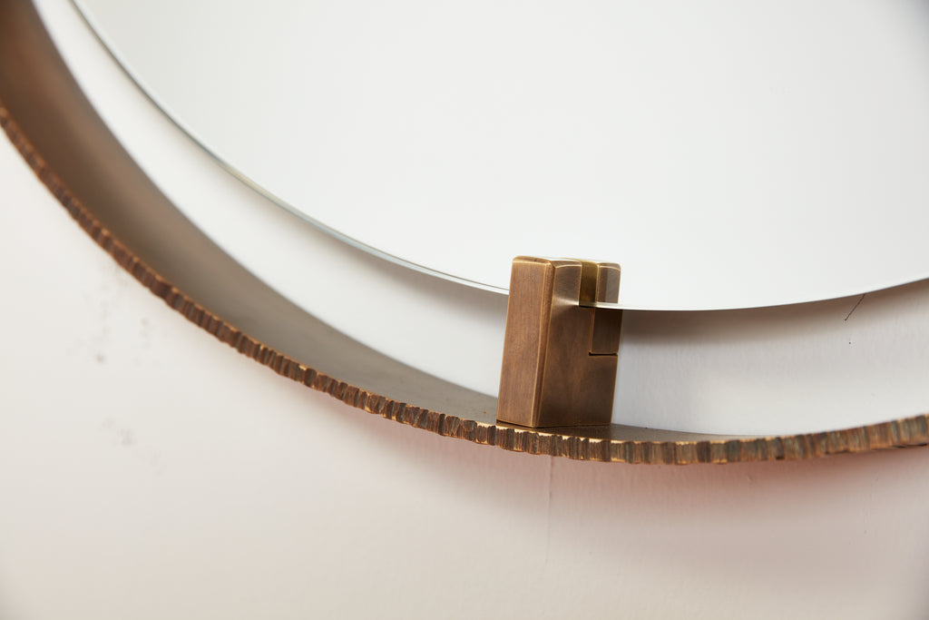 William Emmerson Round "Gouge" Mirror