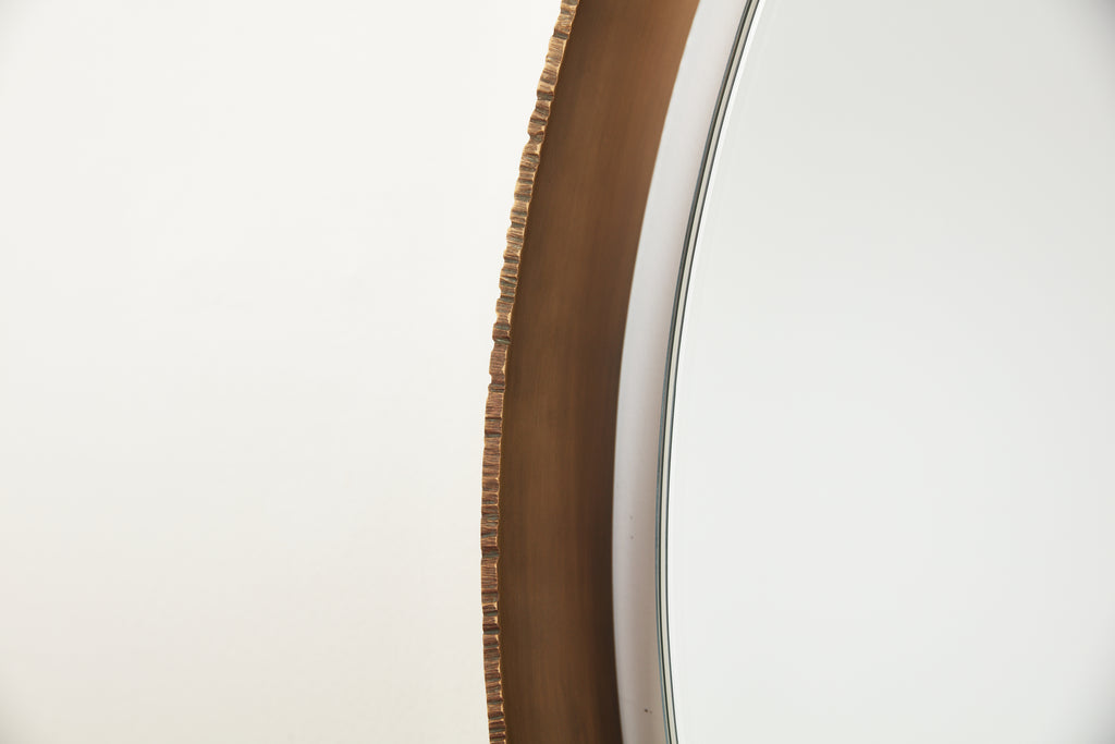William Emmerson Round "Gouge" Mirror