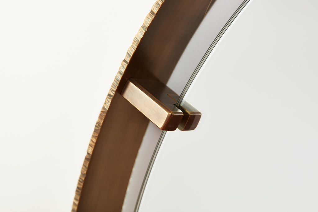 William Emmerson Round "Gouge" Mirror