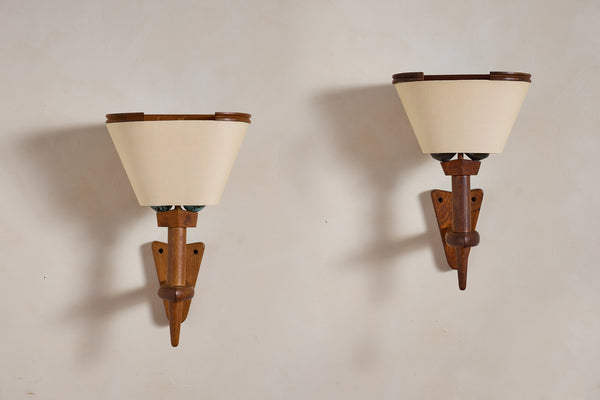 Large Guillerme et Chambron Wall Sconce
