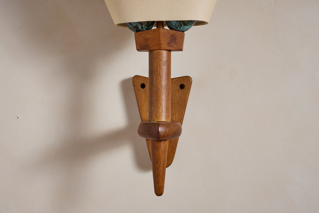 Large Guillerme et Chambron Wall Sconce