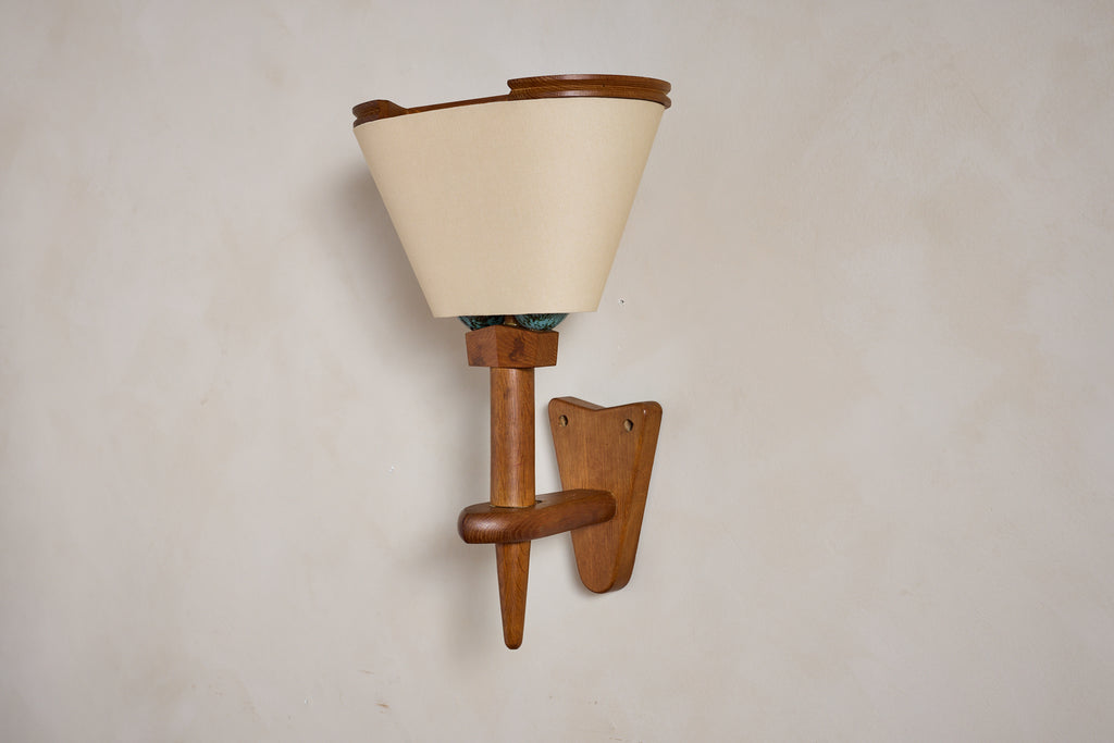 Large Guillerme et Chambron Wall Sconce