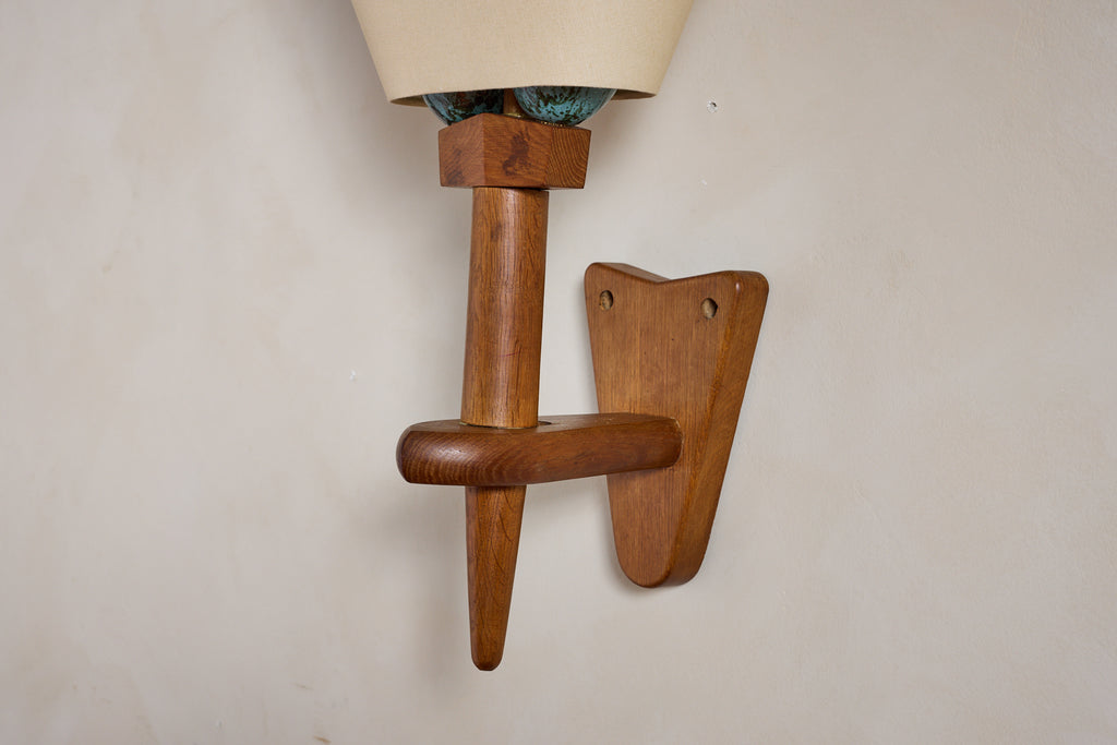 Large Guillerme et Chambron Wall Sconce