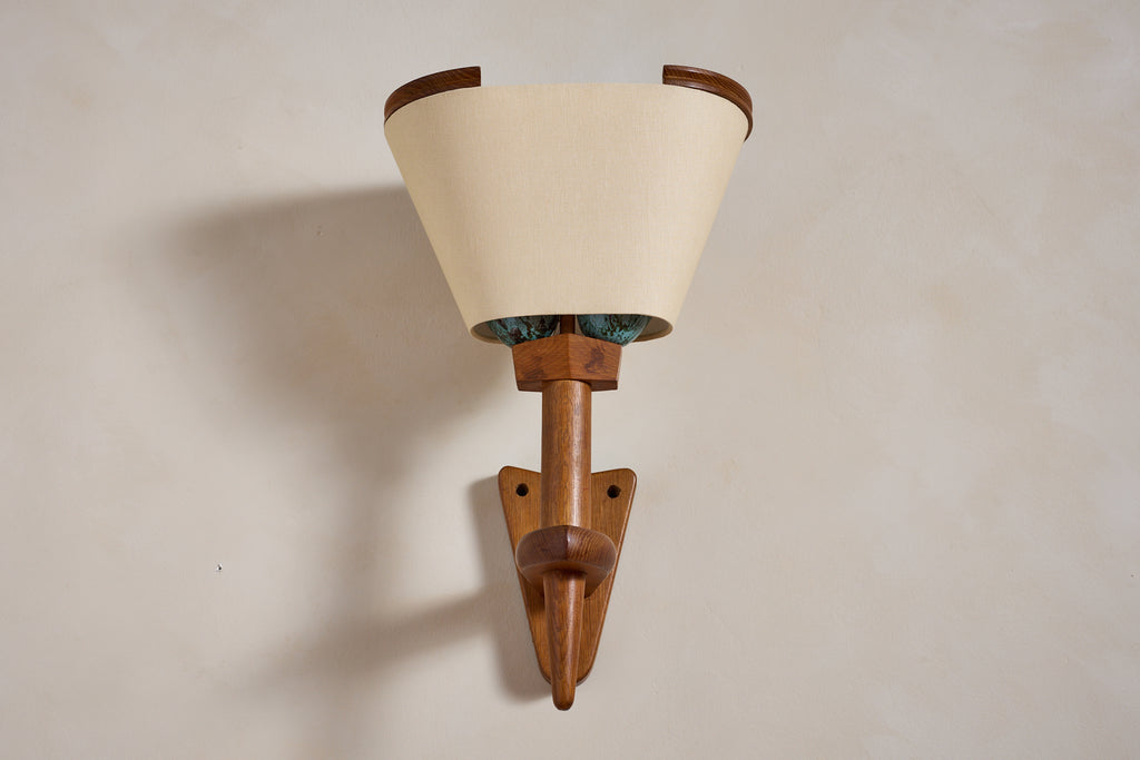 Large Guillerme et Chambron Wall Sconce