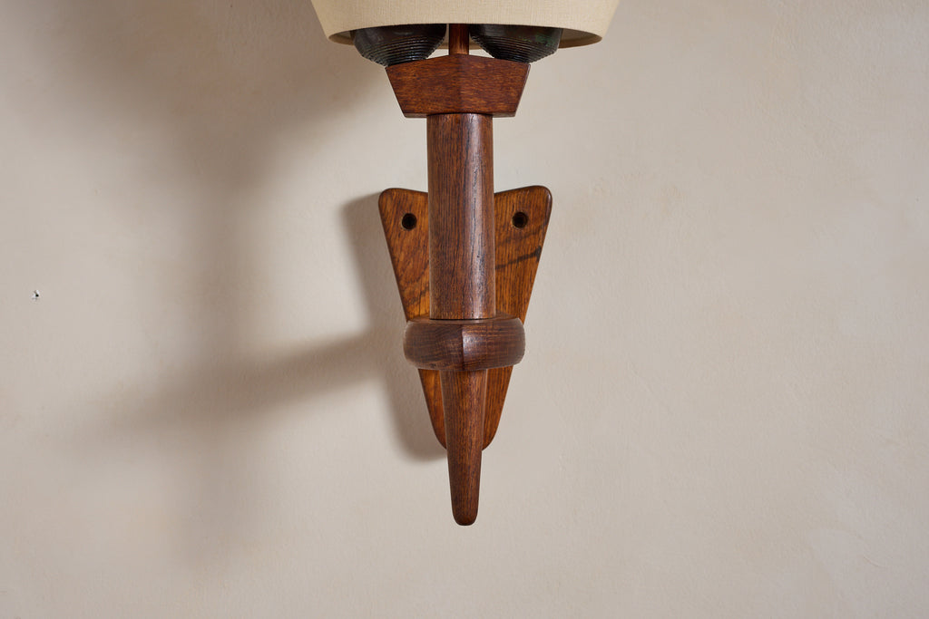 Large Guillerme et Chambron Wall Sconce