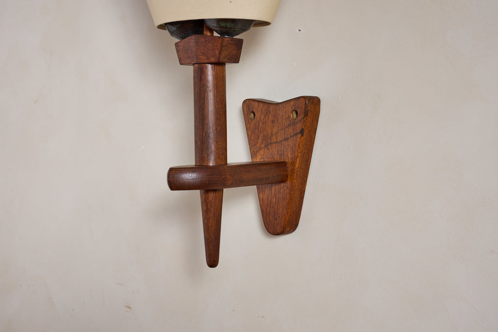 Large Guillerme et Chambron Wall Sconce