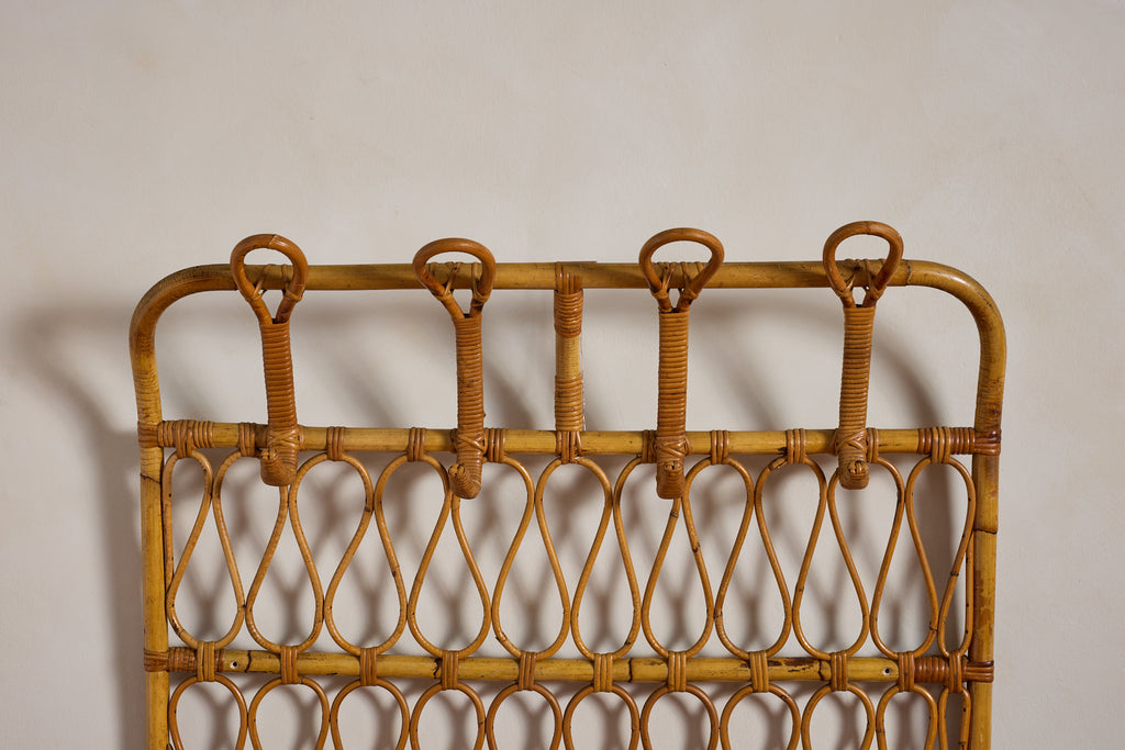 Italian Bamboo Coat Rack