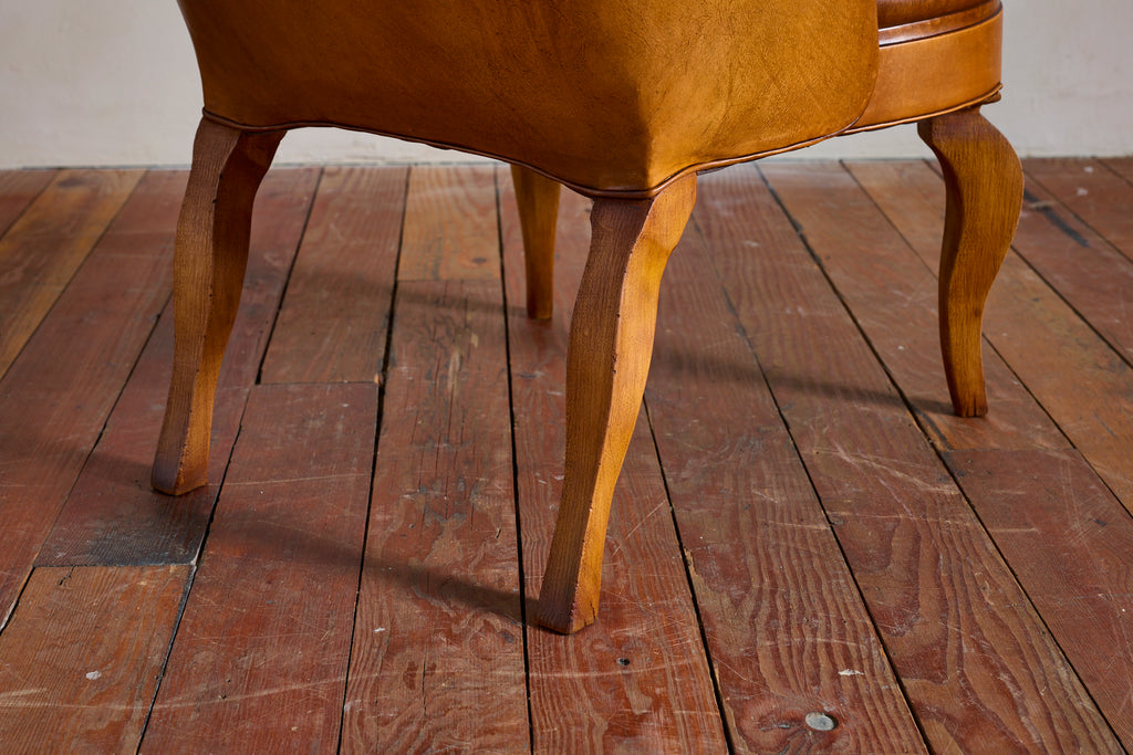 Frits Henningsen Style Wingback Chair