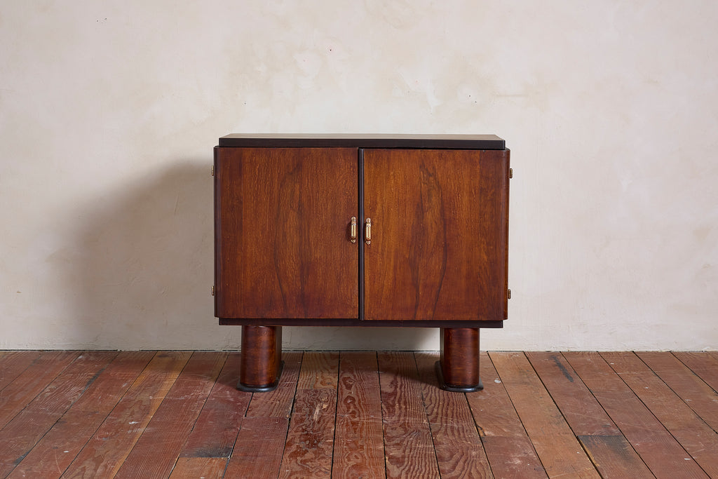 1940's Italian Rosewood Bar Cabinet