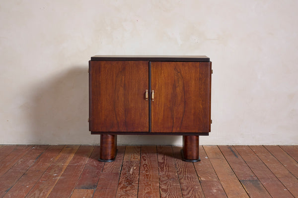 1940's Italian Rosewood Bar Cabinet