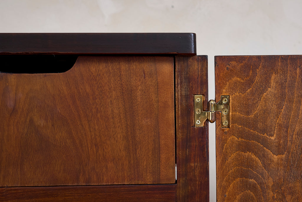 1940's Italian Rosewood Bar Cabinet
