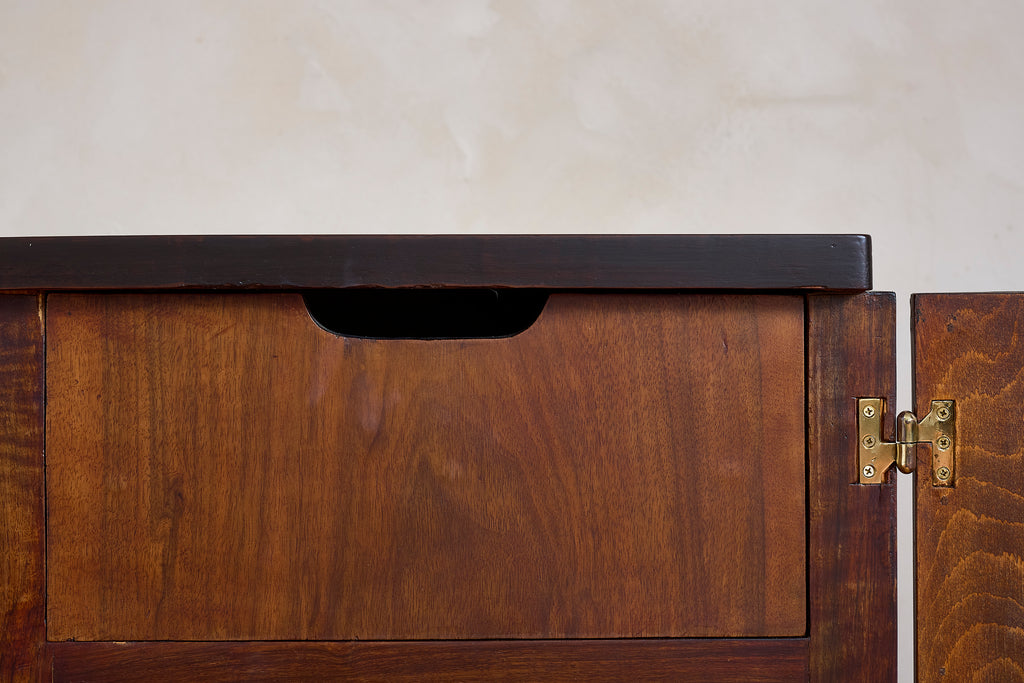 1940's Italian Rosewood Bar Cabinet