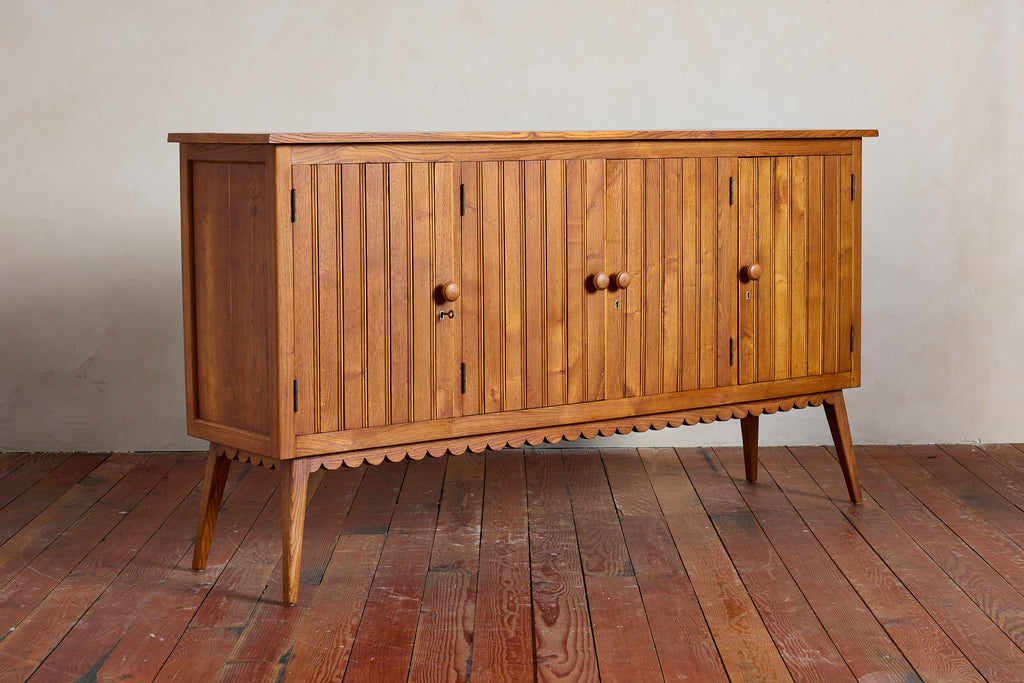 Italian Scalloped Sideboard