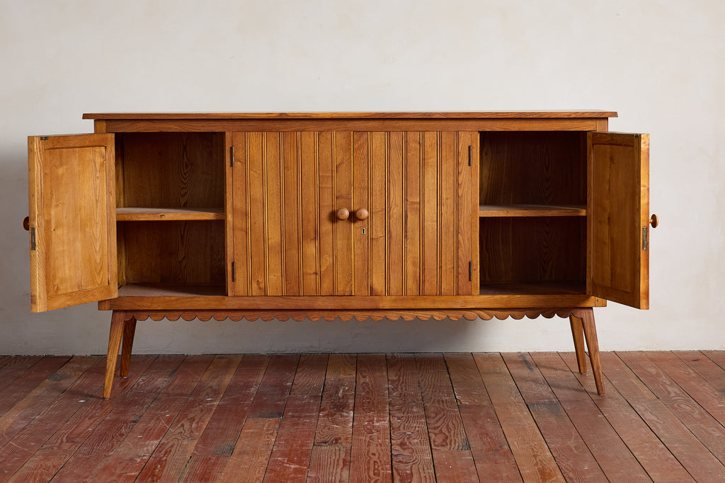 Italian Scalloped Sideboard