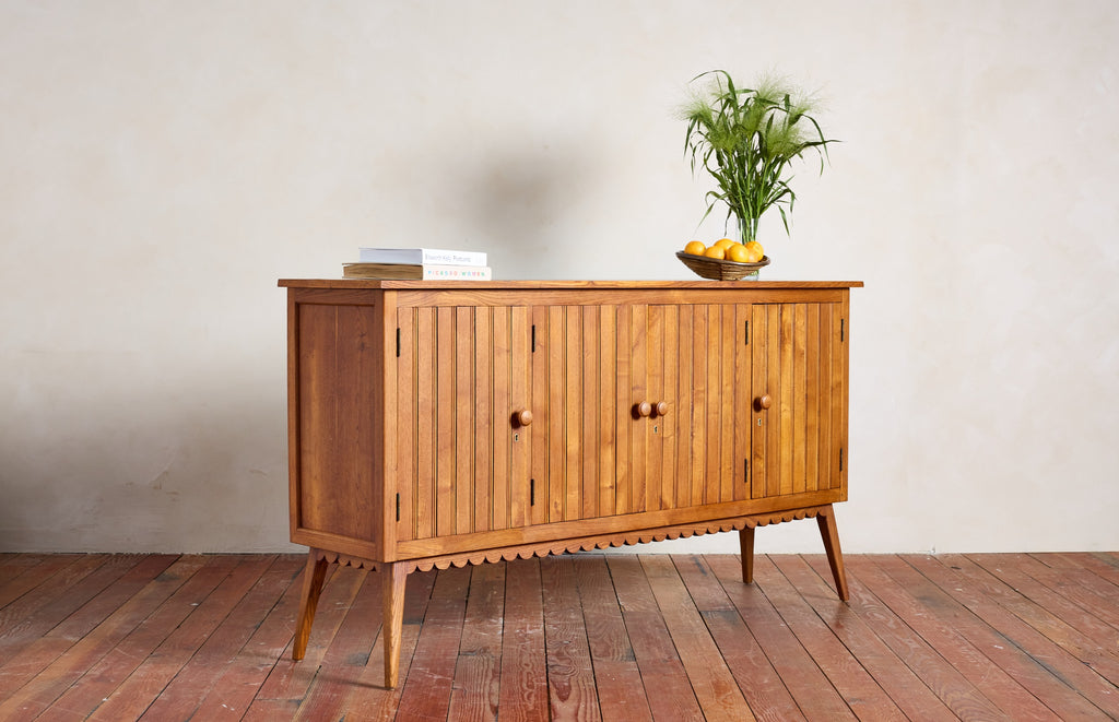 Italian Scalloped Sideboard