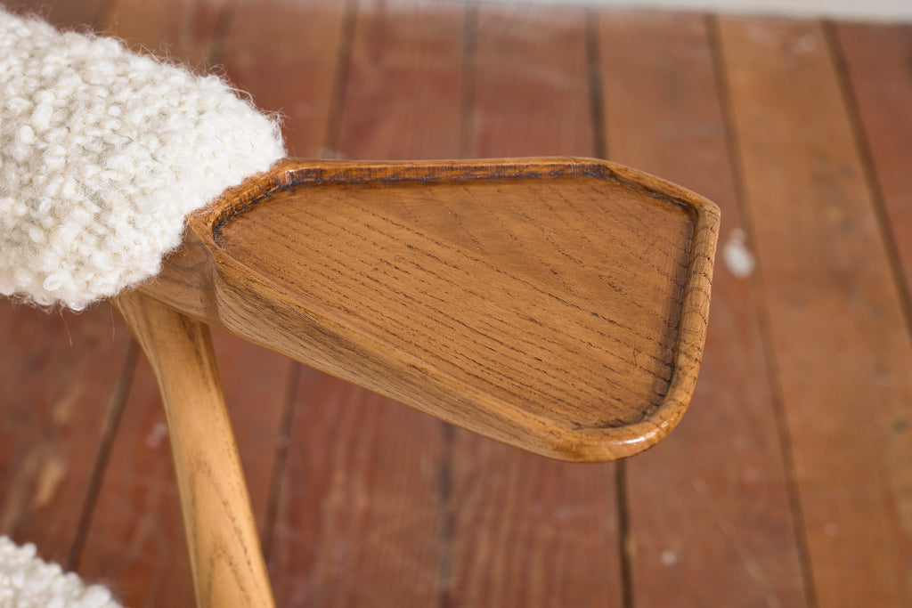 Unique Walnut Italian Arm Chairs