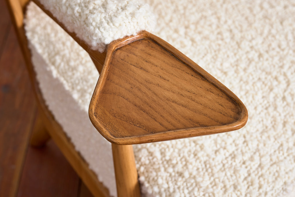 Unique Walnut Italian Arm Chairs