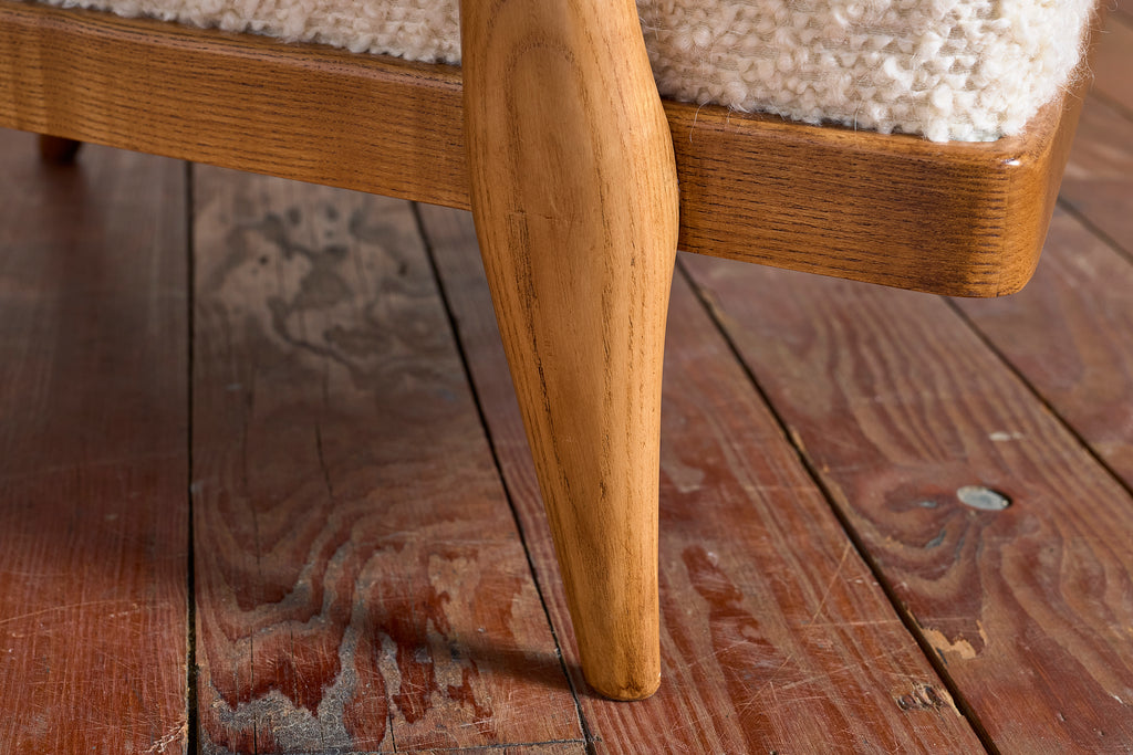 Unique Walnut Italian Arm Chairs