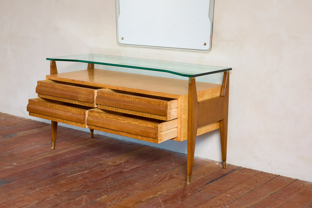 Dresser with Mirror by La Permanente Mobili Cantù