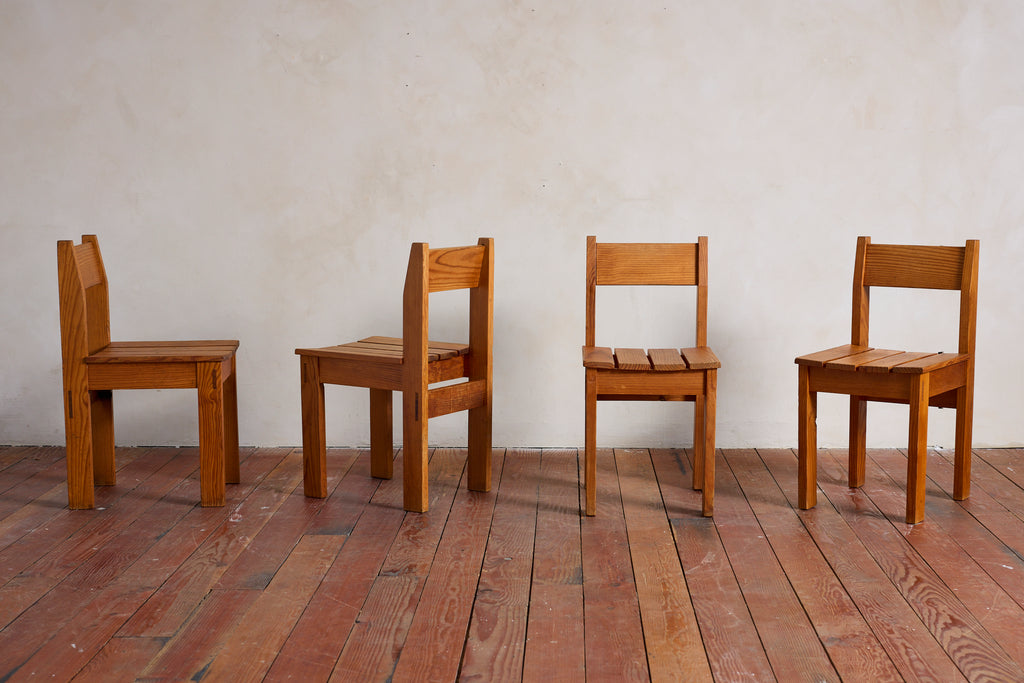 Maison Regain Wood Dining Chairs - Set of 4