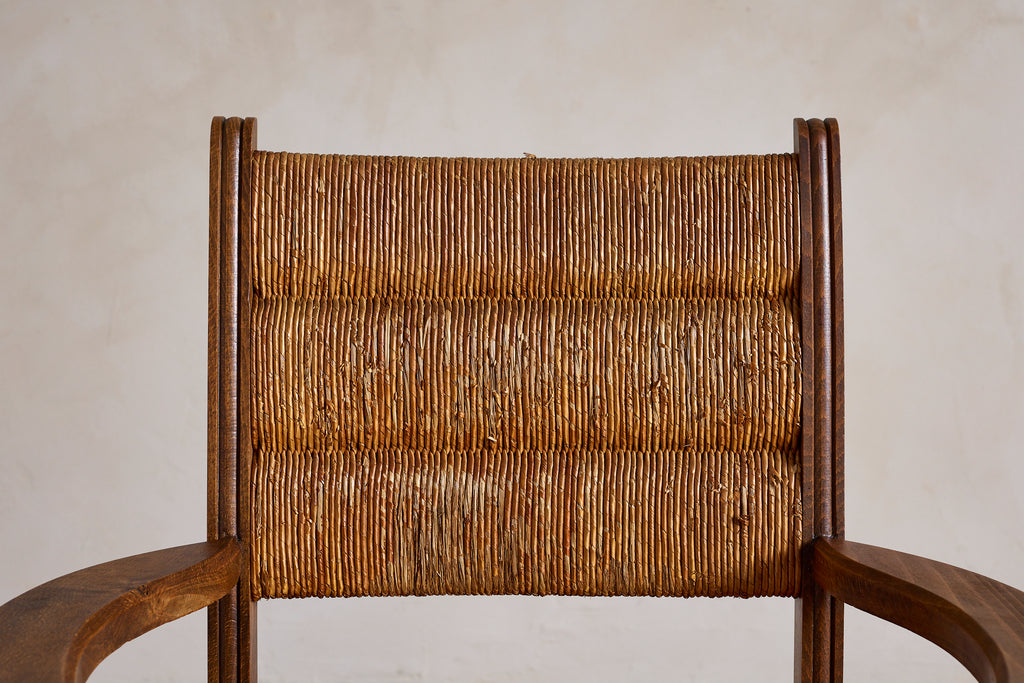 Set of Four Charles Dudouyt Arm Chairs