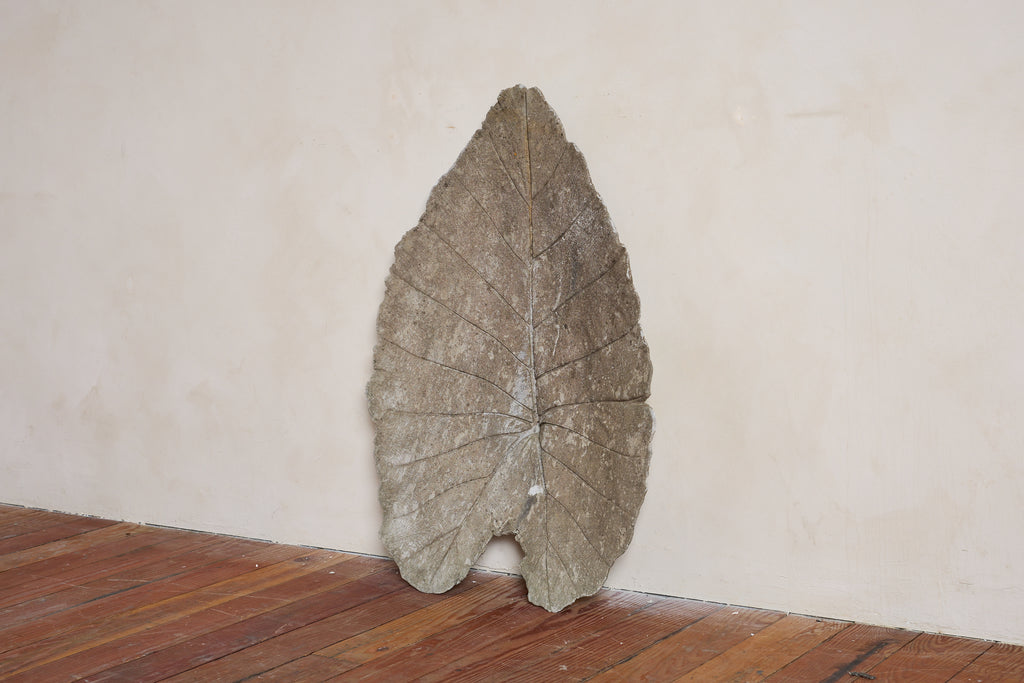 Large Concrete Leaf in the style of Willy Guhl