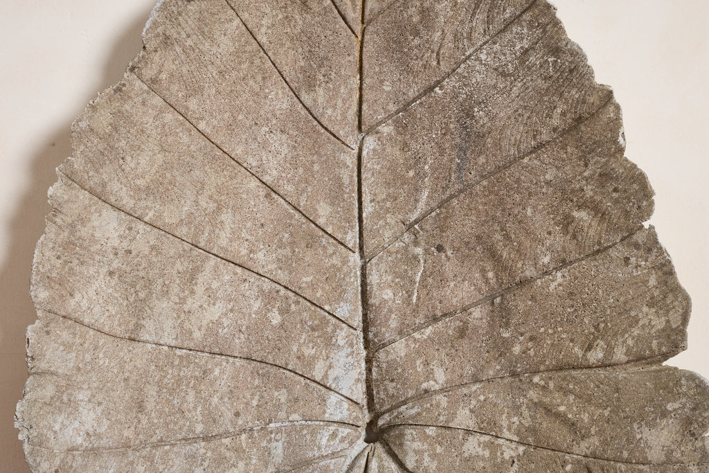 Large Concrete Leaf in the style of Willy Guhl