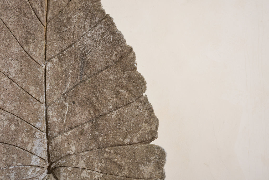 Large Concrete Leaf in the style of Willy Guhl
