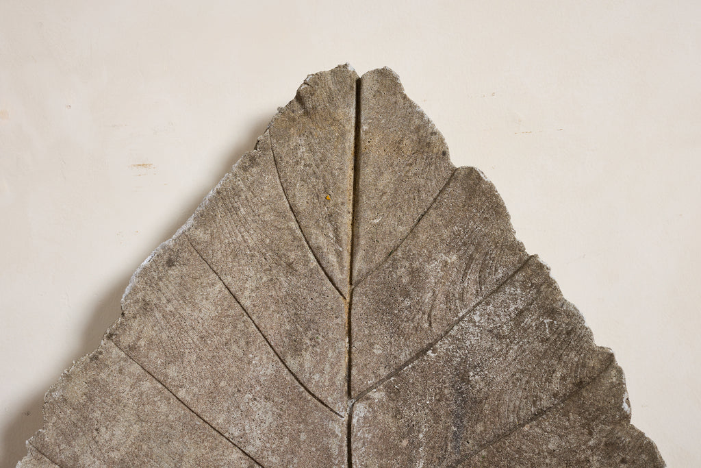 Large Concrete Leaf in the style of Willy Guhl
