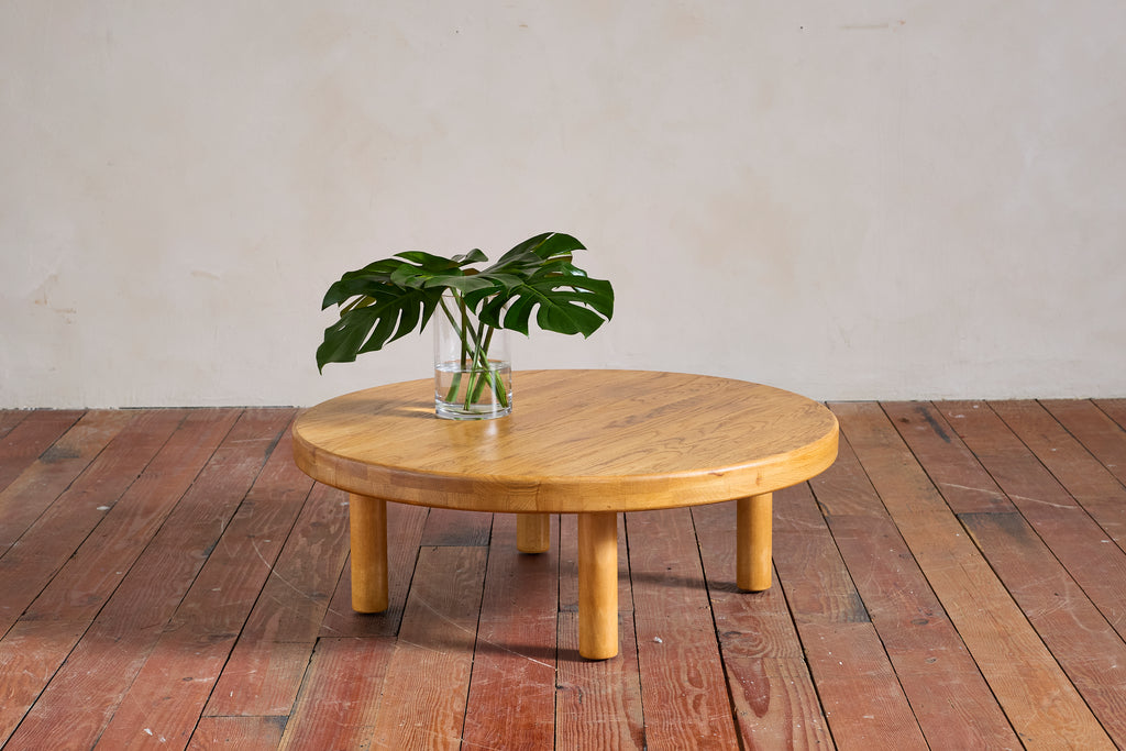 Pierre Chapo Style Oak Coffee Table