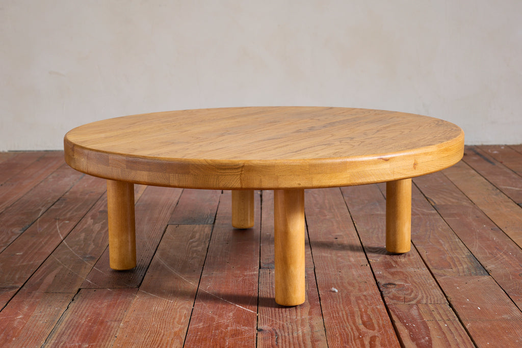 Pierre Chapo Style Oak Coffee Table
