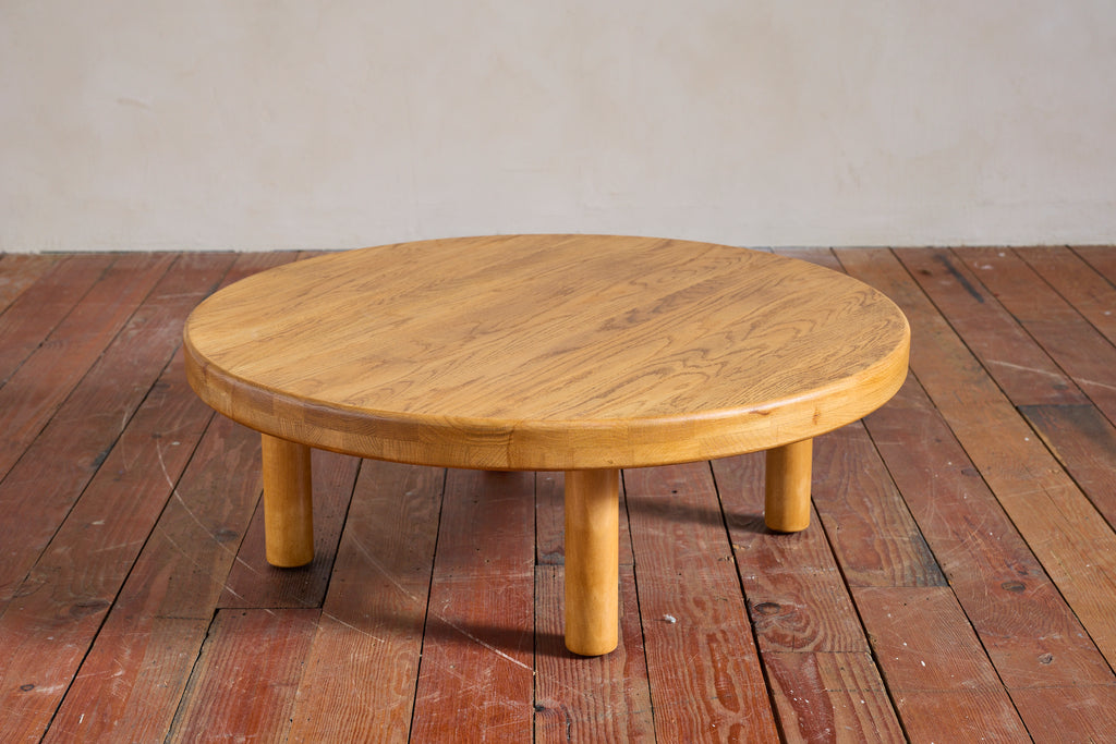 Pierre Chapo Style Oak Coffee Table