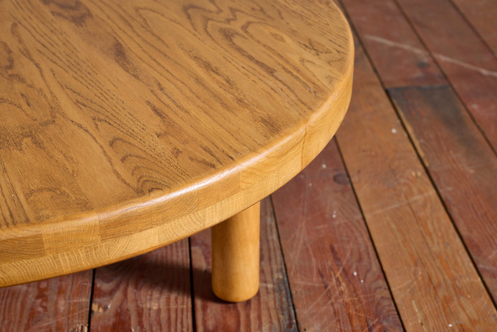 Pierre Chapo Style Oak Coffee Table