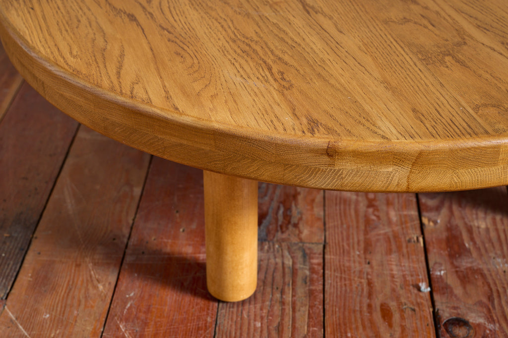 Pierre Chapo Style Oak Coffee Table