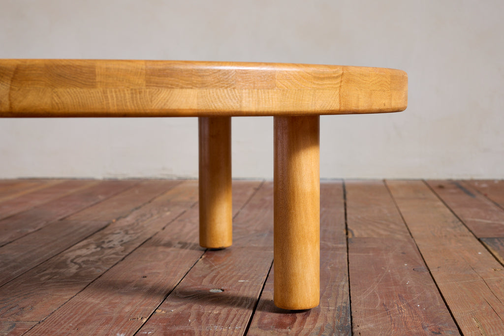 Pierre Chapo Style Oak Coffee Table