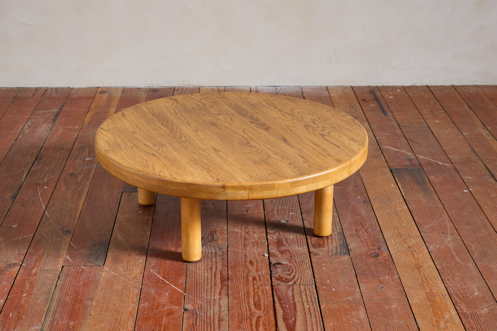 Pierre Chapo Style Oak Coffee Table