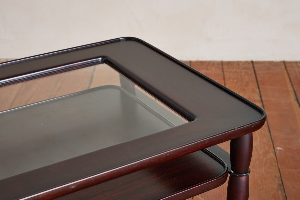 Ico Parisi Coffee Table with Pull Out Tray